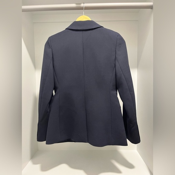 Madewell Womens The Alston Blazer Dark Navy Size 2 NS390 NEW $218 classic office - Picture 6 of 13